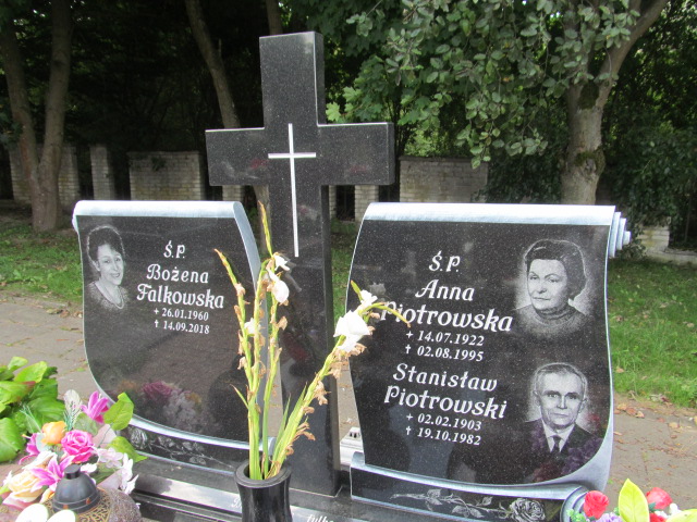 Bożena Falkowska 1960 Sztum - Grobonet - Wyszukiwarka osób pochowanych