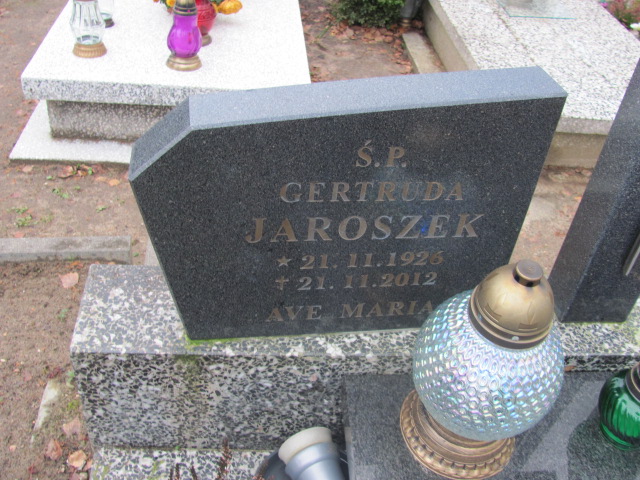 Gertruda Jaroszek 1926 Sztum - Grobonet - Wyszukiwarka osób pochowanych