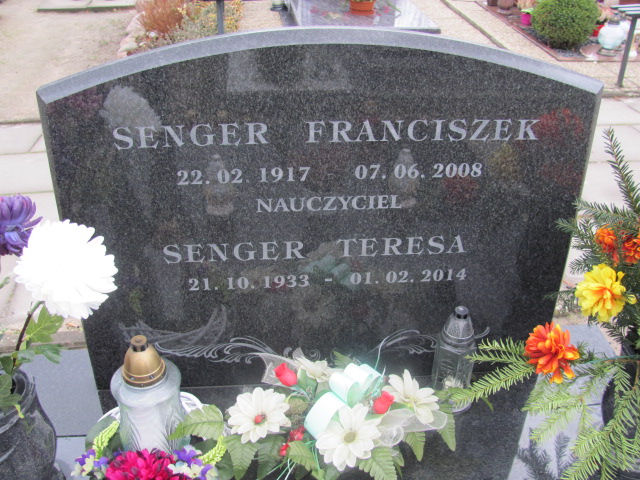 Teresa Senger 1933 Sztum - Grobonet - Wyszukiwarka osób pochowanych
