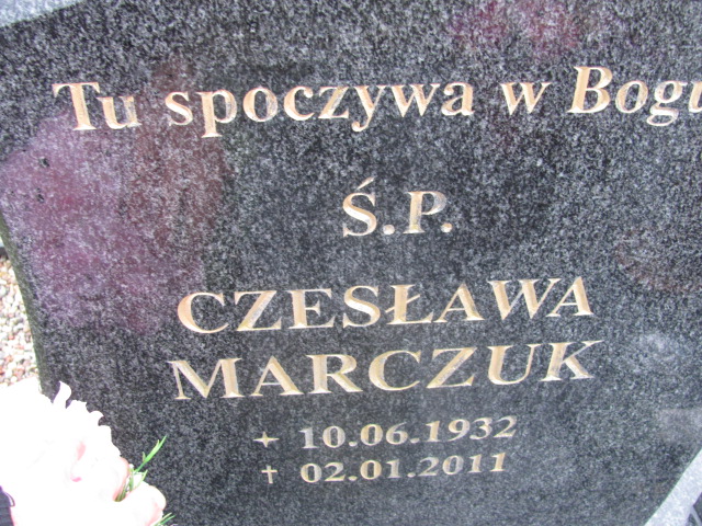 Edward Marczuk  1931 Sztum - Grobonet - Wyszukiwarka osób pochowanych
