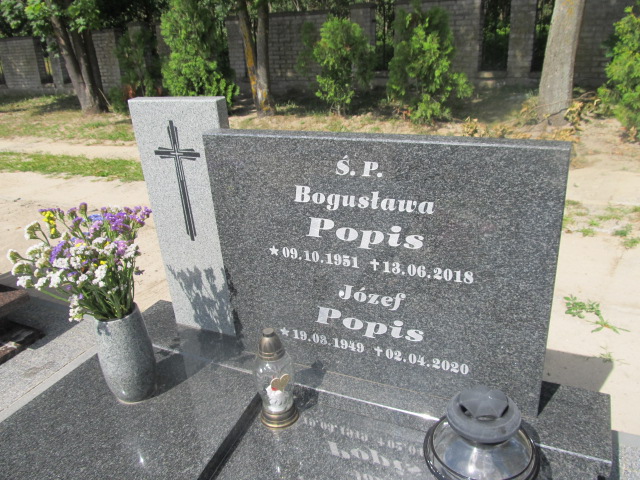 Bogusława Popis 1951 Sztum - Grobonet - Wyszukiwarka osób pochowanych