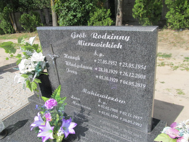Henryk Mierzwicki 1952 Sztum - Grobonet - Wyszukiwarka osób pochowanych